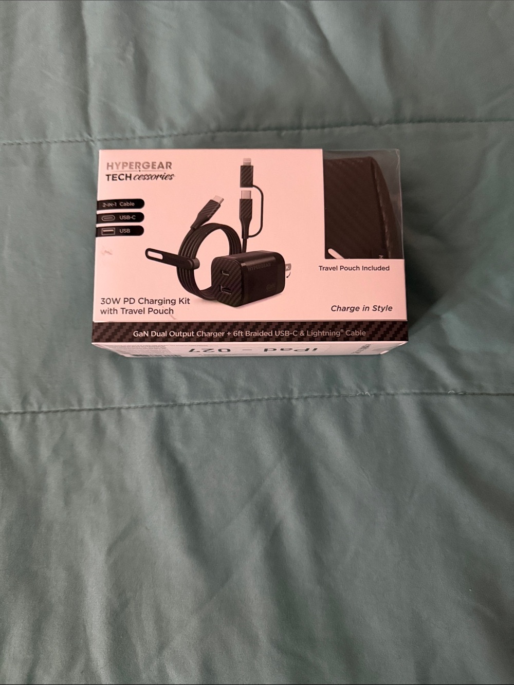 Anker Black 30W PD Dual Output Charger Kit with Travel Pouch
